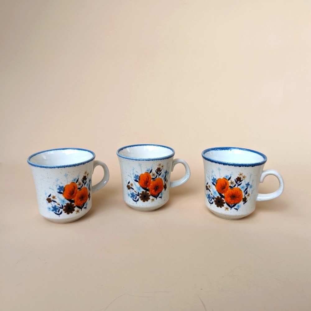 Mikasa Cordon Bleu Gay Paree CG503 Japanese Tea Coffee Cups